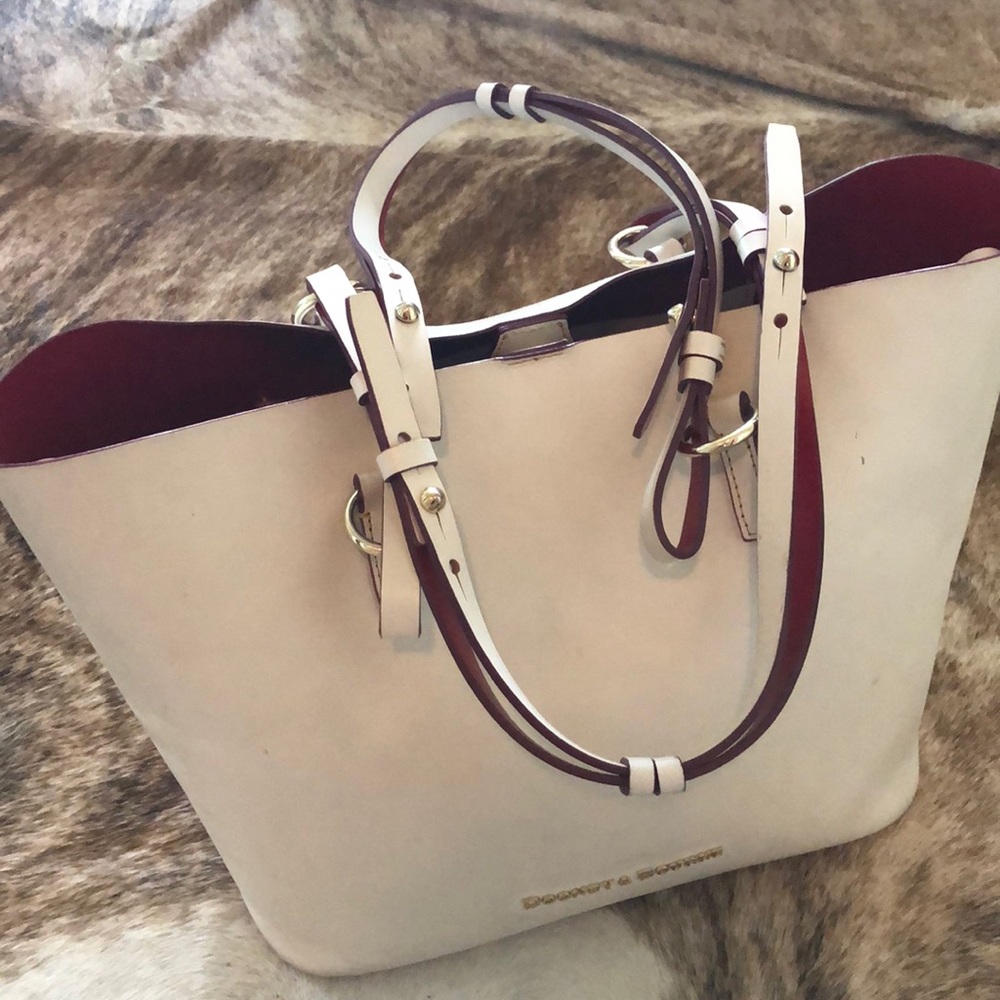 White and Red Dooney & Bourke Large Purse!